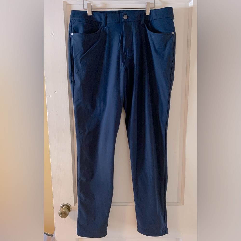 Lululemon men’s ABC Slim Fit warpstreme pant 34”x 34”